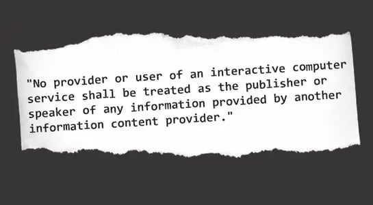 Why an unlikely alliance of companies wants to chip away at a bedrock internet law